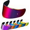 PSLER Visiera per Casco per LS2 FF801 FF397 VECTOR FT2,Visiera Colorata Accessori per Sedici Strada 2 Strada 3,Casco da Moto Ricambio(Rosso Violaceo Intenso)