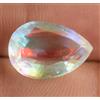 8 KT Certificato Naturale Arcobaleno Mystic Topazio Pera Gemma E19732 Engagement