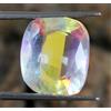 8.05 CT Naturale Ovale Arcobaleno Topazio Mistico Gemma Certificato E19726 Nozze