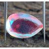 8 KT / 15 MM Naturale Arcobaleno Topazio Mistico Pera Gemma Certificato E19736