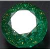 Certificato 11,00 Ct Naturale MUZO Verde Colombiano Smeraldo Rotondo Splendid...