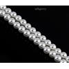 Naturale South Sea Bali BIANCO autentico tondo 4,00 mm Queen of Pearl Strand 15"