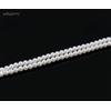 South Sea Polillo Island Filippine BIANCO rotondo 4,00 mm Pearl Pearl Strand 15"