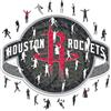 Iconic Puzzles - Houston Rockets, Logo, Puzzle di Legno con licenza ufficiale NBA, 100% sostenibile, regalo per adulti e bambini, taglia L, 500 Pz