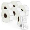 BETCKEY - 6 Rotoli di Etichette Film Rimovibili, Compatibili con S0929120, 25mm x 25mm, 4500 Etichette a Distacco Facile Senza Residui per Stampante DYMO LabelWriter 450/4XL