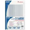 Dohe 91430 Confezione di 5 copertine protettive per libri e quaderni 53x31 cm