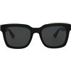 Gucci Occhiali da sole da uomo, modello GG0001SN-001, colore nero/fumé, 52 mm, colore: nero/fumo, nero, fumo, nero, 52mm