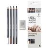 Winsor & Newton WN Studio Collection Blister 4 Matite Schizzo + Gomma