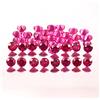 2x2 MM AAA Naturale Sangue Rosso Mozambico Rubino Rotondo Loose Gemma Taglio 10