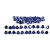2X2 MM Zaffiro Blu Naturale Ceylon In Lotti Di Gemme Taglio Rotondo -10 Pz