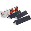 QuliMetal 7635 Barre Flavorizer per Weber Spirit E-210, E-220, S-210, S-215 (Controllo Frontale), 38,9 cm Acciaio smaltato per Spirit 200 & GS4 Spirit II E/S 210, 220, 215, 16GA