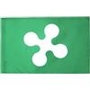 AZ FLAG Bandiera Lombardia 150x90 cm Lombarda Poliestere 100D Asola | Uso interno ed esterno bandiera decorativa doppie cuciture e bordi rinforzati con guaina per asta