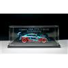 Hot Wheels Nissan GT-R R35 Light Blue Spectraflame CUSTOM MADE Con Vetrina