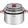 Tefal Set di pentole Tefal Opti'Space in acciaio inossidabile, 6 pezzi