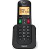 Gigaset Telefono fisso Gigaset Elemental 400, trasparente, taglia unica / spina europea, 220V, trasparente, taglia unica