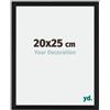 yd. Cornice 20x25 cm Nero Opaco - Cornice in MDF Catania | Your Decoration, Vetro acrilico antiriflesso, Montaggio a parete, Adatta per foto, poster o puzzle, Made in Holland