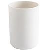 KerDejar, porta spazzolino da denti per bagno, bicchiere in plastica da 300 ml, tazza per collutorio, bianco, 7,8 x 10,5 cm
