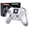 Transformers Controller da gioco wireless con licenza ufficiale con schermo interattivo, frequenza di polling 1000 Hz, joystick e trigger Hall, 4 pulsanti programmabili, compatibile con PC, Switch1