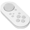 Luocute Controller Wireless Bluetooth, Gamepad Compatto Portatile con Tasti di Controllo Sensibili e 15 Luci LED, Compatibile con per per IOS per Mac (WHITE)