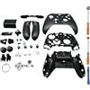 Hzxkqmil Kit Completo di Guscio di Ricambio per Xbox One S/X Controller | Piastra Frontale Guscio Posteriore Guide Laterali Pulsanti di Trigger LBRB Bottoni Accessori per Xbox One S/X (Modello 1708)