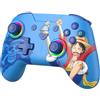 SUBSONIC - Controller Wireless One Piece Luffy - PC iOS Android Steam | Licenza Ufficiale, Controller Ergonomico, LED Programmabile, Vibrazione, Paddle Posteriori per PC, iOS, Android, Steam