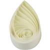ODETOJOY Strisce di carta per quilling, 3 mm, set di 120 strisce per quilling da 1/8 di pollice a stella di colore singolo, carta origami, fai da te (beige)