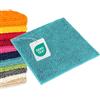 WohnDirect Tappeto Bagno Petrolio 45x45 cm Antiscivolo Microfibra | Formato Salvaspazio, Adatto Anche in Lavanderia, Base in Poliestere, Confezione da 1 Pezzo, Linea Coordinabile