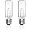 Lamptobe E27 Lampadine Tubolare 200 Watt Bianco Caldo 2800K Dimmabile Lampadine 230V | E27 per Lampade da Tavolo, Lampade a Piedistallo, Soggiorno, Studio, Camera da Letto, Ufficio, Confezione da 2