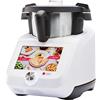 FITNMORE SILVERCREST® - Robot da cucina Monsieur Cuisine Smart SKMS 1200 A1, 1200 W, display da 8 pollici, WLAN