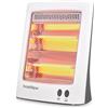 Bastilipo RQ-800 Stufa a infrarossi, Plastica, Bianco/Nero