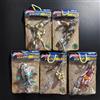 NESSUNA MARCA JoJo's Bizarre Adventure Part 5 Zipper Mobile Strap Set 5 personaggi con licenza