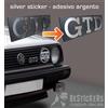 ADESIVO per RESTAURO targhetta golf mk2 GTD badge logo emblema stemma scritta