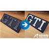 ADESIVO per RESTAURO targhetta golf mk2 GTI badge logo emblema stemma scritta