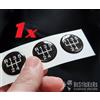 Bestickers 1 Adesivo resina per Golf II mk2 pomello cambio marce gears gearknob schaltknauf