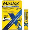 Maalox RefluRAPID Advance Antiacido per Reflusso Gastroesofageo, 20 Bustine | Per Bruciore di Stomaco, con Alginato di Sodio e Acido Ialuronico, Azione Rapida, Protezione Esofago, Bustine da 10 ml