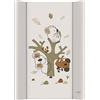 Ceba Baby® Fasciatoio da Tavolo rigido 70x50 cm - 2 Cunei Fasciatoio da Lettino Lavabile Fasciatoio da Culla per Bambine e Bambini - Koala