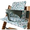 HANELLE Cuscino per seggiolone per bambino, compatibile con il seggiolone Stokke Tripp Trapp, imbottito, impermeabile, lavabile, rivestimento antiscivolo, HANELLE (foglie)