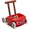 Italtrike Roberto - Primi Passi per Bambini - Girello Neonato 6-12 mesi Fino 3 Anni, Carrellino Montessori, Sicuro per Casa e Asili - Gioco per Imparare a Camminare con Antiribaltamento (Rosso)