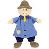 Sterntaler Burattino a forma di nonno, 31 x 27 x 9 cm, Blu