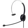 Manhattan 179867 cuffia e auricolare Cablato A Padiglione Ufficio USB tipo A Nero (HEADSET MONO USB-A ON-EAR- - RETAIL BOX ADJUSTABLE MICROPHONE)