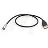HangTon BMPCC 4K Weipu 2 Pin a USB 12V Cavo di alimentazione per Blackmagic Design Pocket Cinema Camera 4K 50cm