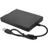YGBWAOV USB Lettore di Periferiche A Dischetti Floppy da 3,5 Pollici Esterno Portatile 1,44 MB FDD per 7 8 2000 XP Vista PC Laptop Resistente Facile da Usare Nero