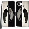 Haninsuze Cover per iPhone 17e/16e, ala | Pelle PU Portafoglio, Porta Carte, Magnetica, Libro, Antiurto Custodia