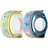 LETREEN Braccialetto per Bambini Compatibile con AirTag, Simpatico Cartone Animato Regolabile Nascosto per Supporto Apple Air Tag, Custodia Cinturino Tracker GPS Anti-Smarrimento