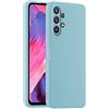 HULLIN Custodia per Telefono in Silicone Colorato, Adatta per Samsung Galaxy A13 4G (6.6) - Azzurro