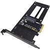 10Gtek PCIe5.0 X4 to U.2 (SFF-8639) Adapter, for U.2 NVMe SSD, Applicable to Windows Server/Windows/Linux/FreeBSD/CentOS/Ubuntu system