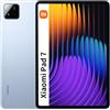 XIAOMI Tablet Pad 7, 12 GB+256 GB, 11,2 pollici, 13 MP, risoluzione 2136 x 3200, 144 Hz, IPS LCD, capacità di battere 8850 mAh, blu, Dolby Vision, Android 15, con caricatore