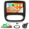 Rimoody 4G+64G 9 Android Autoradio per Renault Trafic Opel Vivaro B FIAT Talento Nissan NV300 con Carplay Android Auto Senza Fili WiFi FM/RDS/EQ Touchscreen Mirror Link Navi GPS Bluetooth Retrocamera
