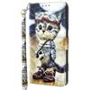 CLM-Tech Custodia compatibile con Xiaomi Redmi Note 15 Pro 5G - PU Pelle Cover - Portafoglio con Funzione Supporto e Slots - Case Gatto Pilota