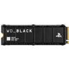 WD_BLACK SN850P 4TB PS5 SSD, Ufficialmente Concessa In Licenza per Playstation 5 PS5, fino a 7300 MB/s, M.2 2280 PCIe NVMe con dissipatore di calore, Expansion Card per Playstation, SSD Gaming, Black